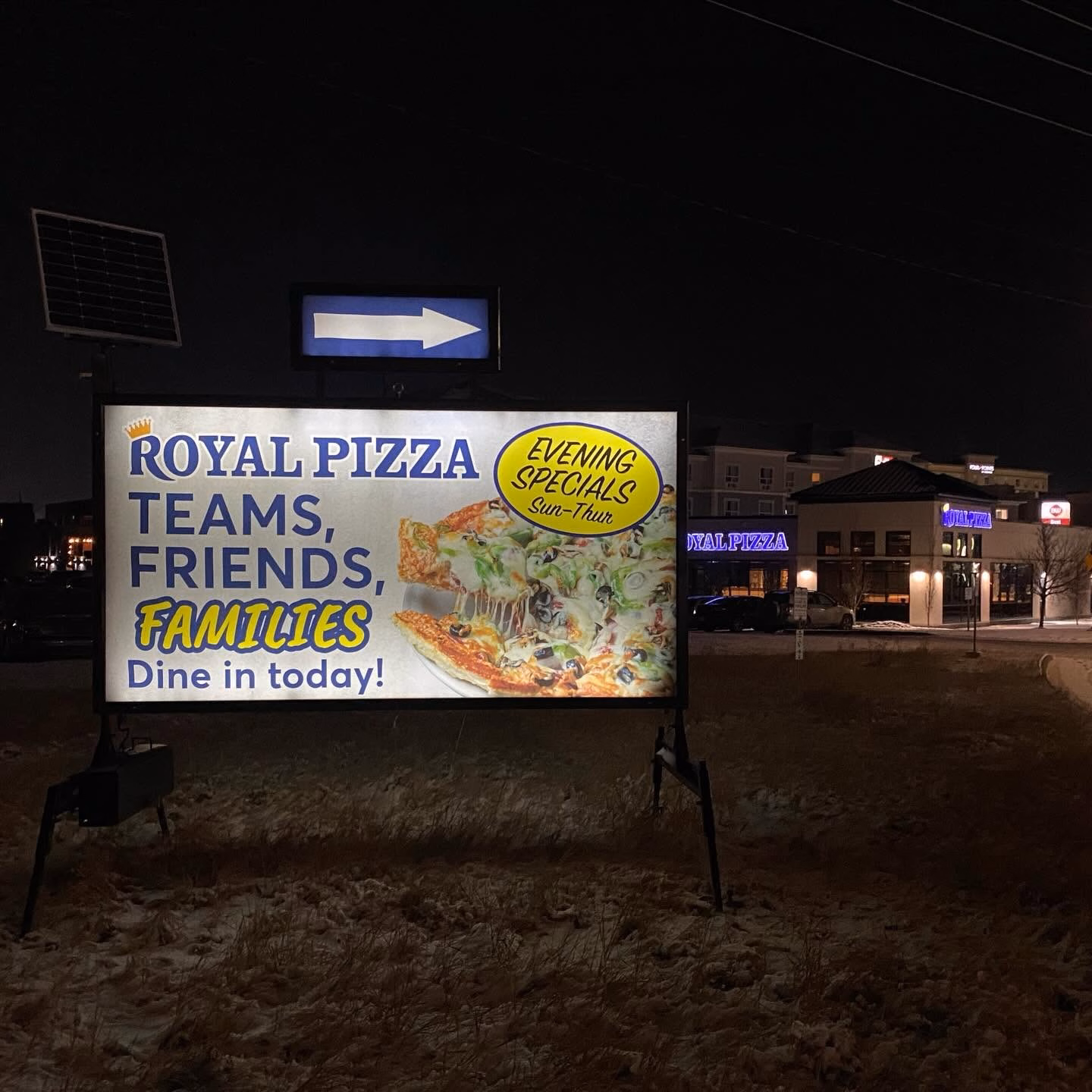 Backlit portable signs