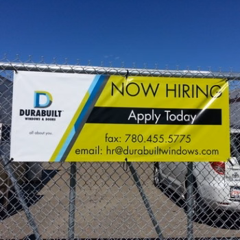 Custom printed banners in Edmonton with professional graphics